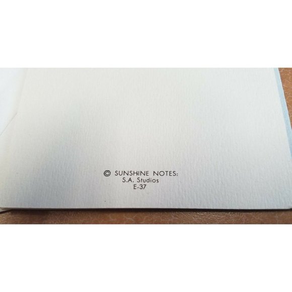 Vintage Greeting Card Thinking of You Delivery Boy Checkered Cap Letter Unused - Picture 7 of 7